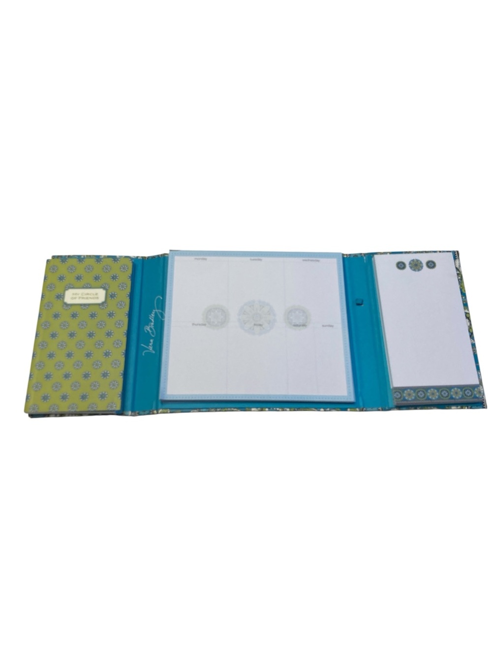 Vera Bradley Teal and Lime Floral Organizer - Picture 3 of 7